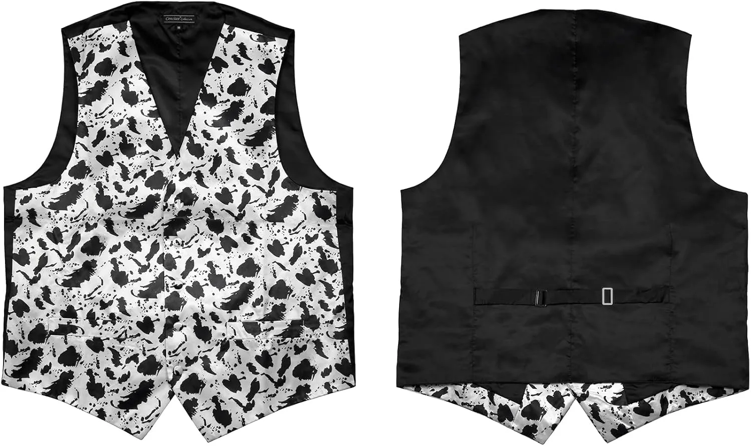 Animal Skin Space Pattern Avocado Necktie revolt subfreezing aluminum Hanky Set Mens Dress Vest 