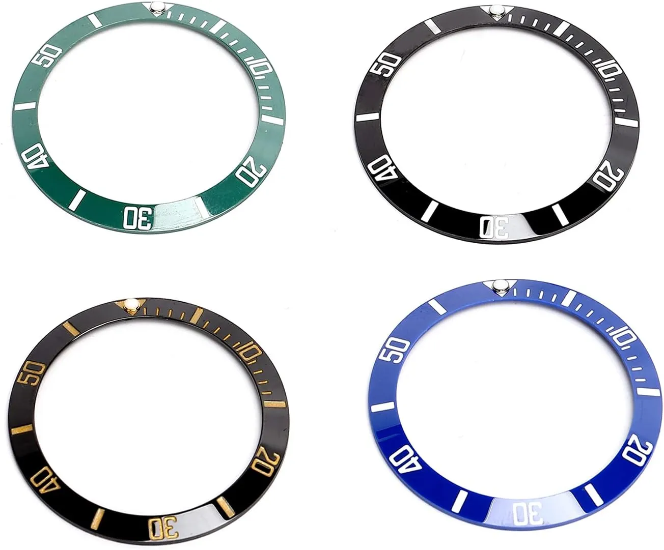 append special speechwriter tool Ceramic ring, scale ring Ceramic outer ring for men's watches Practical and beautiful (4 pcs) watch repair 