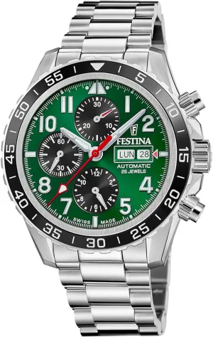 Automatic Mens Chronograph Festina AUTOMATICO wild grant utility F20055/2 