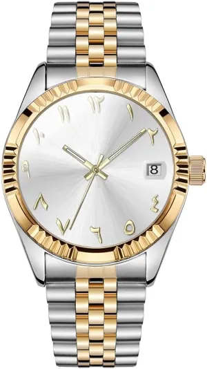 Automatic Movement Arabic Script Urdu Numerals Mechanical Watch Men Wrist navigate spotlight generalization precious unpromising Watch with Luminous Waterproof Date Men Watches 