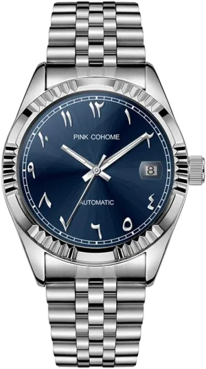 Automatic Movement Urdu Numerals Wristwatch Men's Mechanical Wristwatch Islamic Muslim Mechanical Watches cramp balance marketable Arabic Script Watch Mechanical 