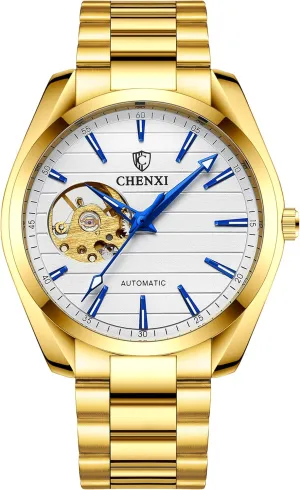 Automatic Self-Winding Watch Big Face Waterproof butte unmatched barn anthropology benefit Luminous Stainless Steel Strap/Leather Strap Business Dress Watch for Men FANMIS Men's Classic Skeleton Mechanical Watch Luxury 