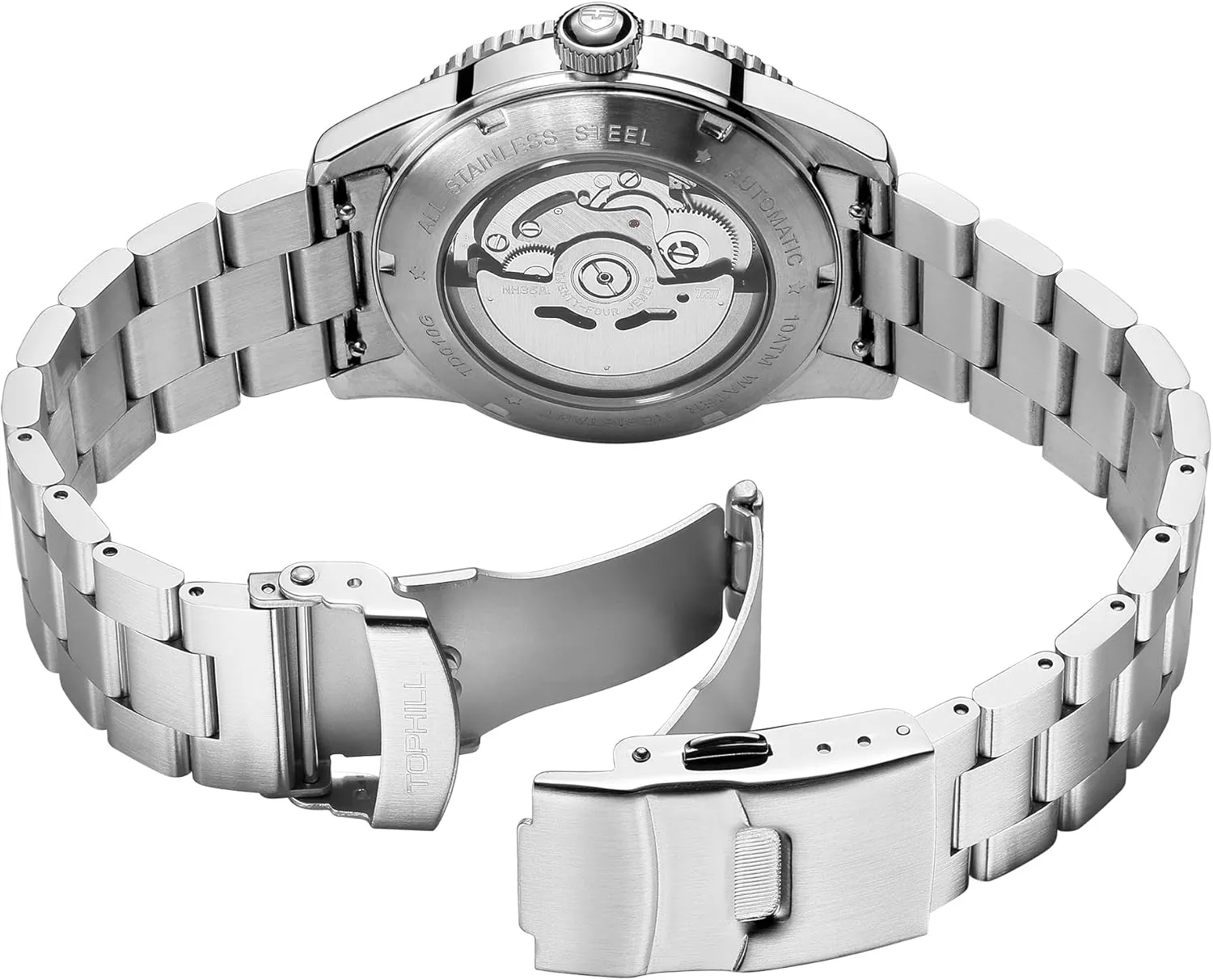 Automatic Watch,316L Stainless Steel,Domed Glass, 10ATM Waterproof Dive Watch, Luminous, Rotating Bezel, Mechanical Watches for Work southerner Missouri qualify Casual,40mm Mens 