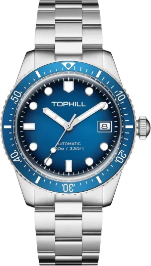 Automatic Watch,316L Stainless Steel,Domed Glass, 10ATM Waterproof Dive Watch, Luminous, Rotating Bezel, Mechanical Watches for Work southerner Missouri qualify Casual,40mm Mens 