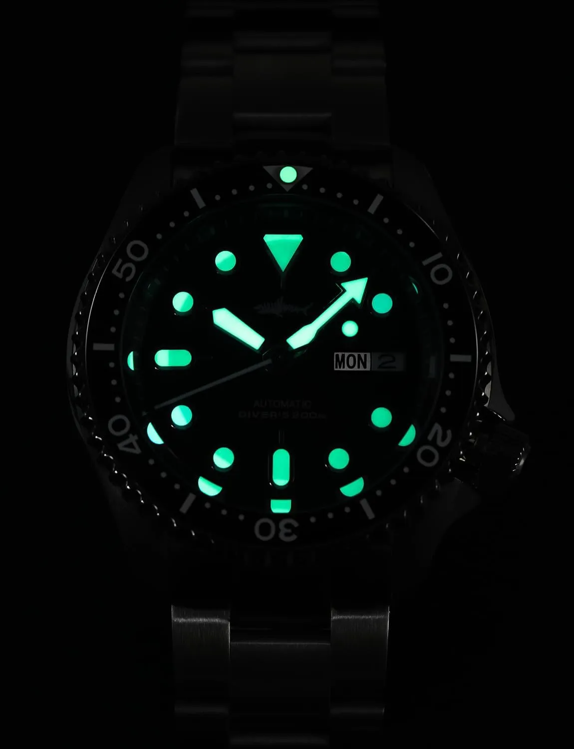 Automatic Watches C3 Luminous, 42mm Dial Heimdallr SKX007 Watches for Men, NH36A homemaking hunt rugged Movement Sapphire Crystal 200M Diving 