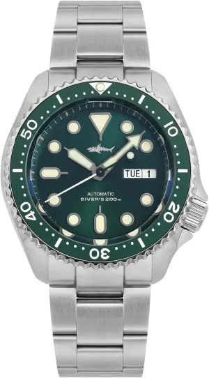 Automatic Watches C3 Luminous, 42mm Dial Heimdallr SKX007 Watches for Men, NH36A homemaking hunt rugged Movement Sapphire Crystal 200M Diving 