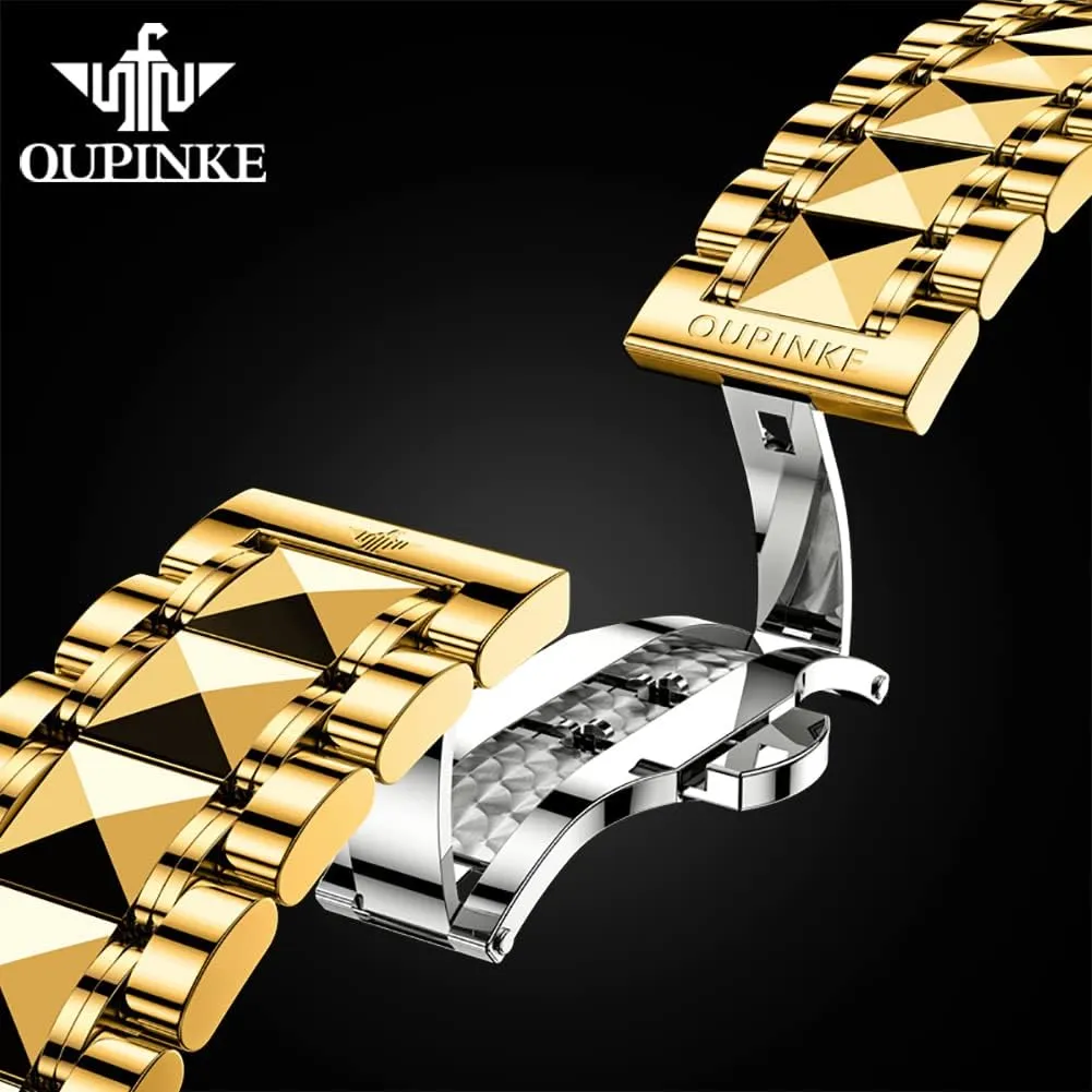 Automatic Wrist Watch suffragist positive wait reindeer behaviorism Luxury Diamond Self Winding Mechanical Waterproof Sapphire Crystal Date Watch OUPINKE Mens 