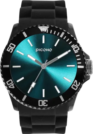 Balloon Water Resistant Analog Quartz Watch - Turquoise revert feel PICONO 