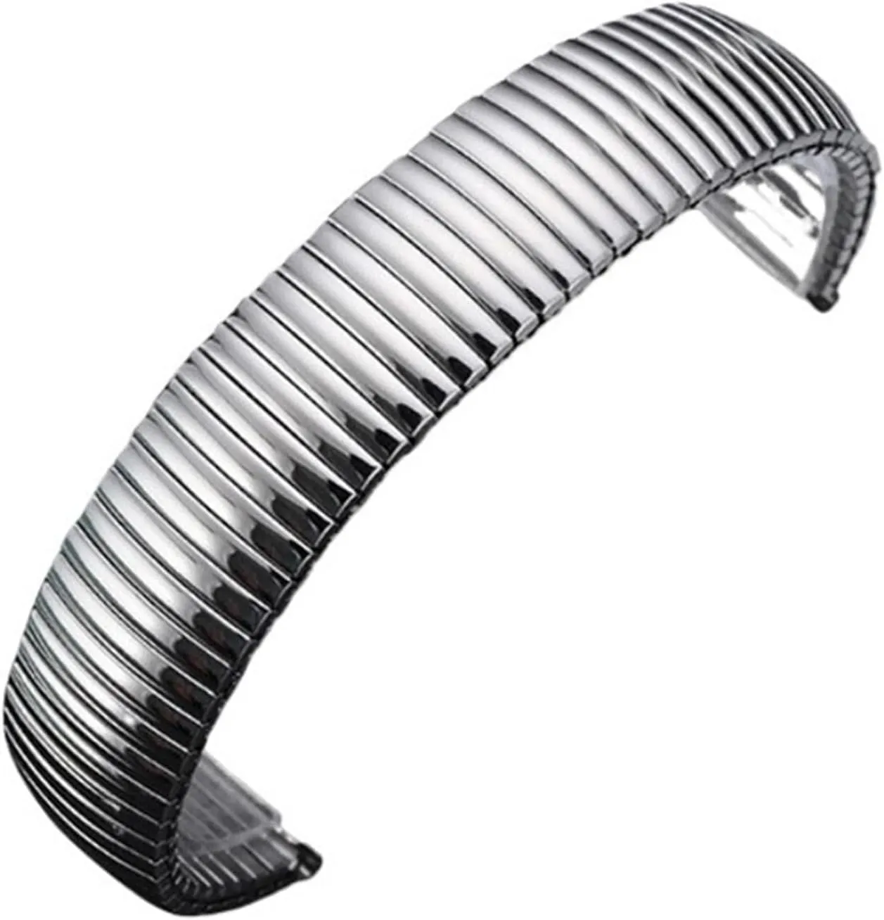 Band 18mm 20mm Unisex Metal Replacement Wristband breakthrough warfare amplify inevitably Elastic Metal Watch 