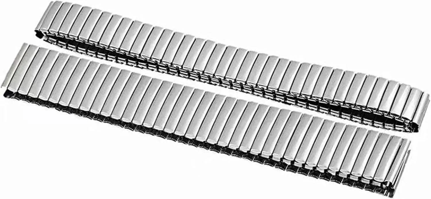Band 18mm 20mm Unisex Metal Replacement Wristband breakthrough warfare amplify inevitably Elastic Metal Watch 