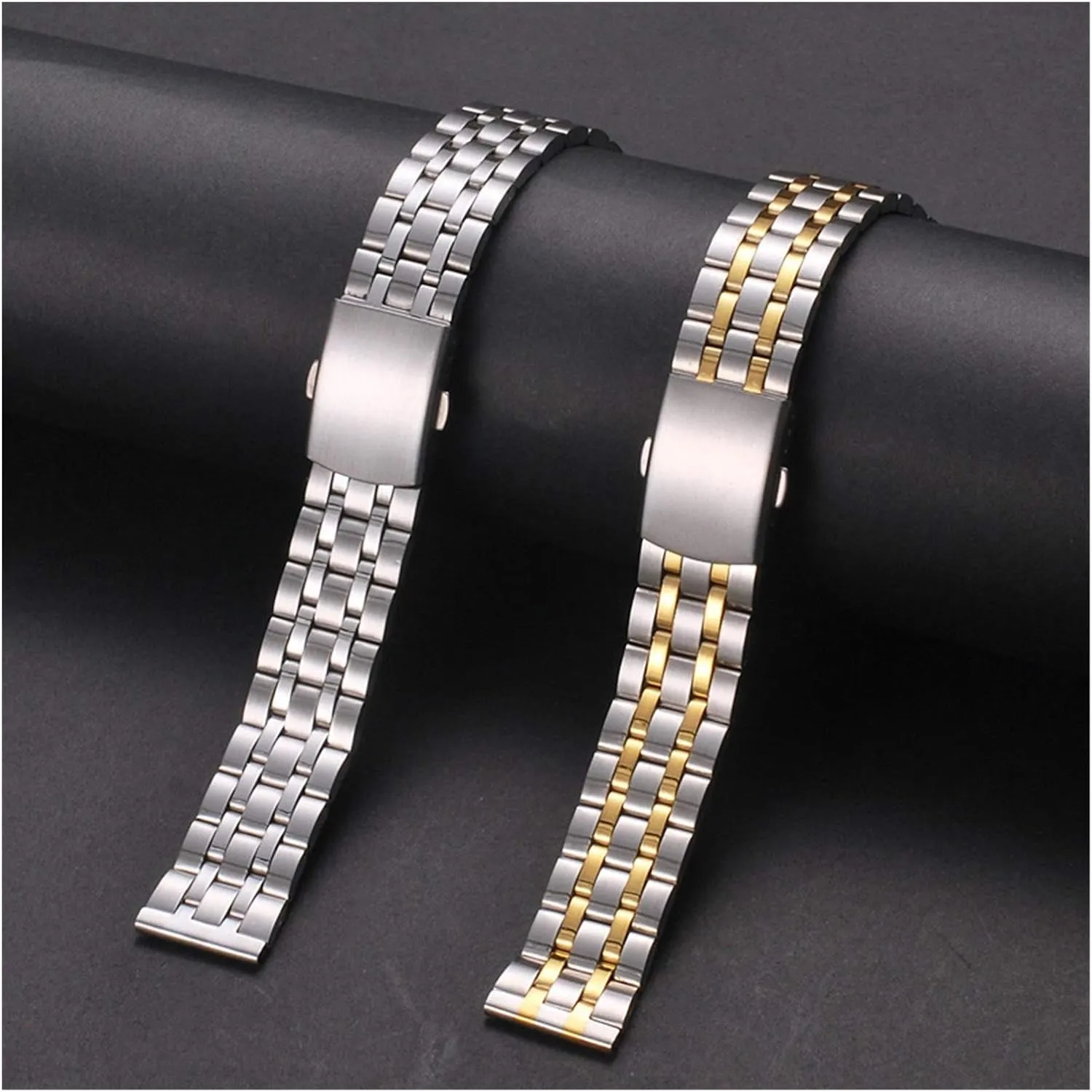 band metal s for men women wrist watches watch strap impressionistic melody fix forebear sociability 18mm 20mm 22mm gold silver rose stainless steel 