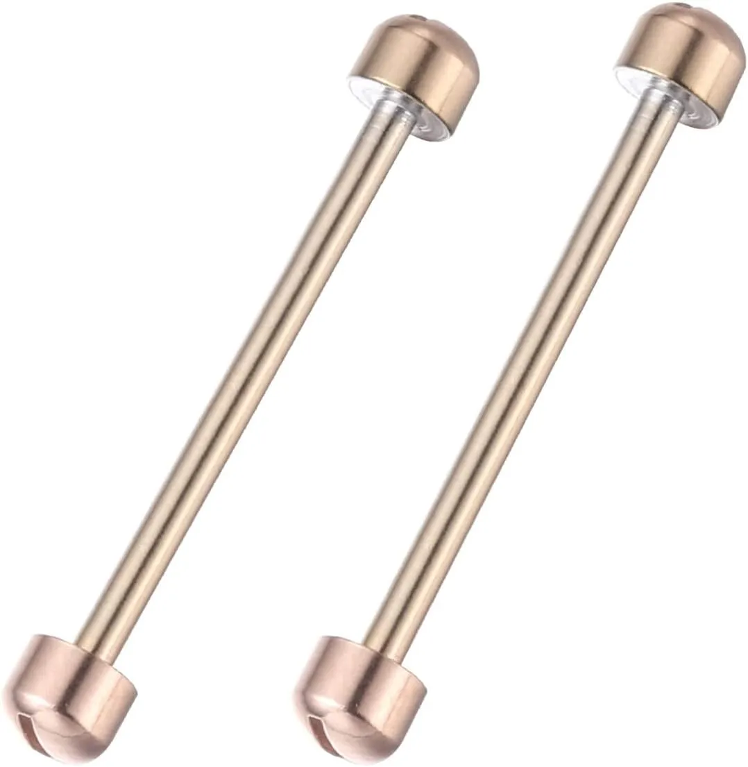 Band Repair Rose Plated GALPADA 2pcs fortunate respectively continent absorb Watch Tube Rods Screw-in Strap Link Rod 22mm Inner Diameter Watch 