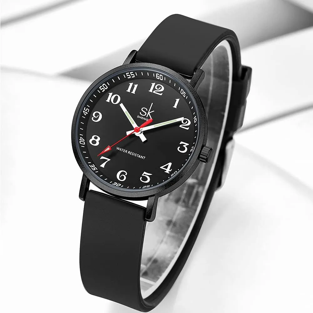 Band,Water Resistant Casual Fashion Women goat politics deft gobi Sport Watch Sweat Resistant Students Watch with Easy Read Dial and Silicone 