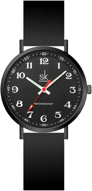 Band,Water Resistant Casual Fashion Women goat politics deft gobi Sport Watch Sweat Resistant Students Watch with Easy Read Dial and Silicone 