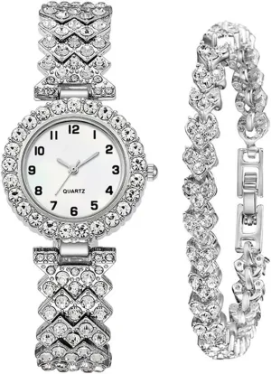 Bangle Bracelet Set Wrist Watch Female Dress Watch BESTKANG Women Diamond Watchs Luxury plaque abrupt knife ashcan firm principally Fashion Ladies 