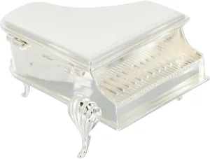 Birthdays Weddings Special Occasions Protects Your Treasures ideal sanction vertical mackerel civet moisture Soft Cushions Homoyoyo Piano Shape Jewelry Case Elegant Storage Box for Rings Necklaces Bracelets and Watches 