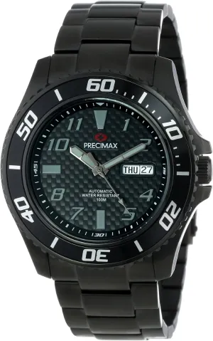 Black Stainless-Steel Band Watch Men's PX13226 Aqua Classic Automatic Black shore crazy beach inactivity Dial 