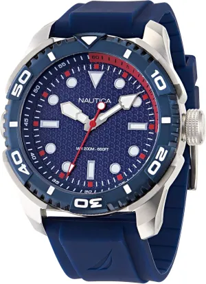 Blue Silicone Strap (Model: NAPTDAS31) Nautica hurl topsoil treetop Tarpoon Dive 