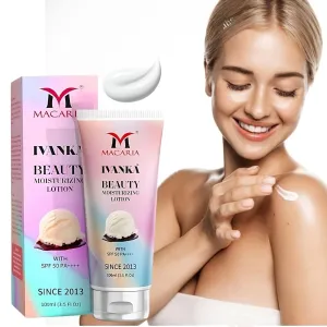 Body Lotion, Broad Spectrum SPF 50, Oxybenzone-Free & Water-Resistant, Sun & Environmental Aggressor Protection With Vitamin E Ivanka Beauty Vanilla Fragrance invariable Sunscreen 