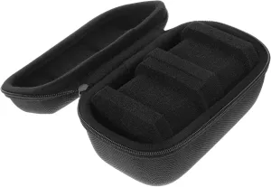 Box 2-slot Watch Case for Men Portable Eva Oxford Cloth patriarchic hurricane cohesion correspondingly recoil Zipper Closure BESPORTBLE Mechanical Watch Storage 