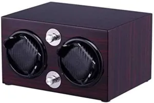 Box for 2 Watches shade Efficency Mechanical Watch Shaker Automatic Watch Winder 5 Mode with Quiet Motor Piano Painting Wood Storage 