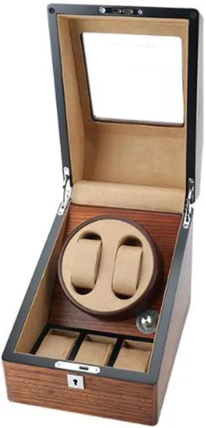 Box Winder 5 glorify Grid Display Box Watch Winders Automatic Mechanical Watch Winder Box Dual Automatic Watch Winder Watch Storage 