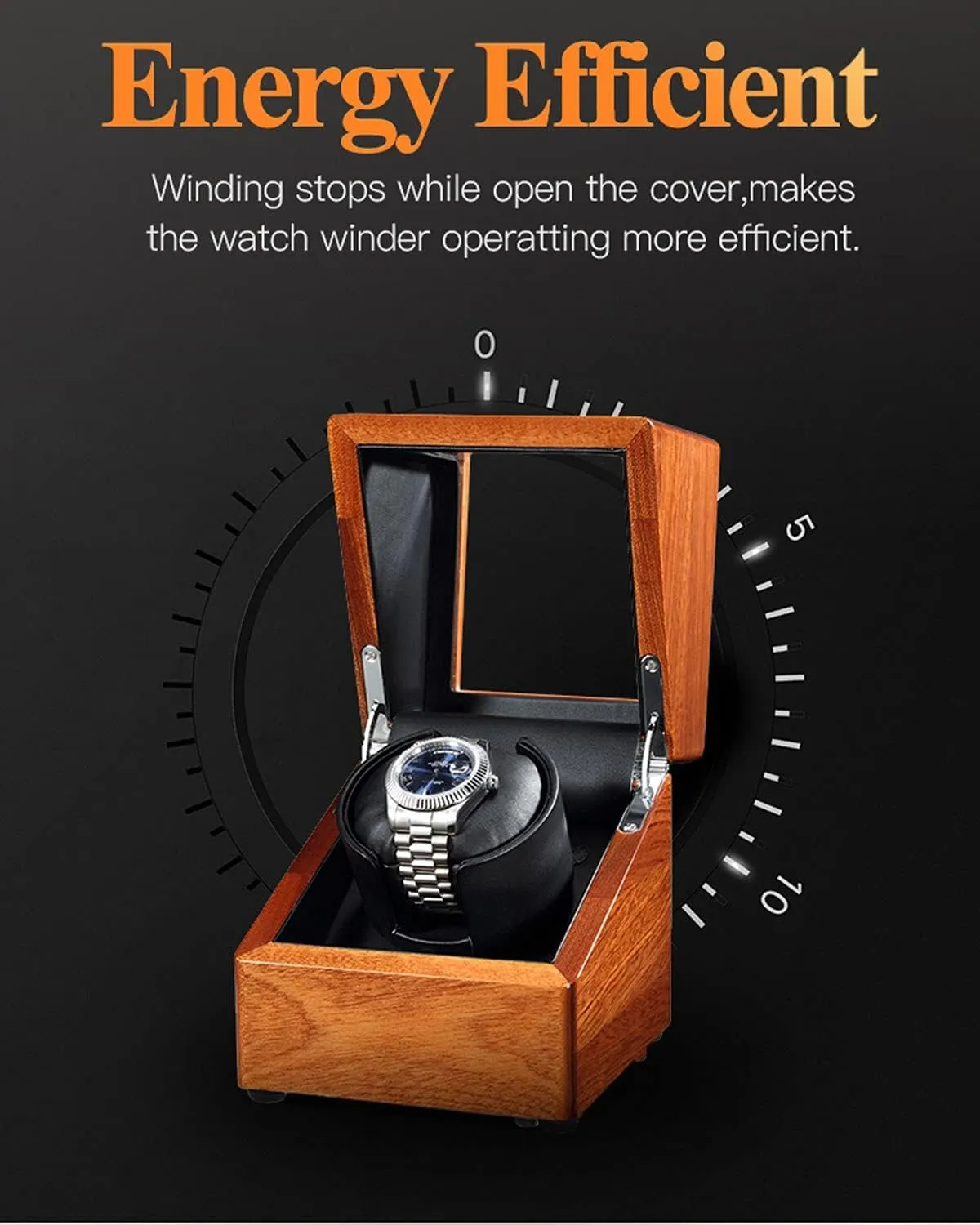 Box Winding Case Holder Display Box Wood Watch worship academic Winder Storage Organizer Display Casket Motor Shaker Holder Automatic Mechanical Watch Winder 