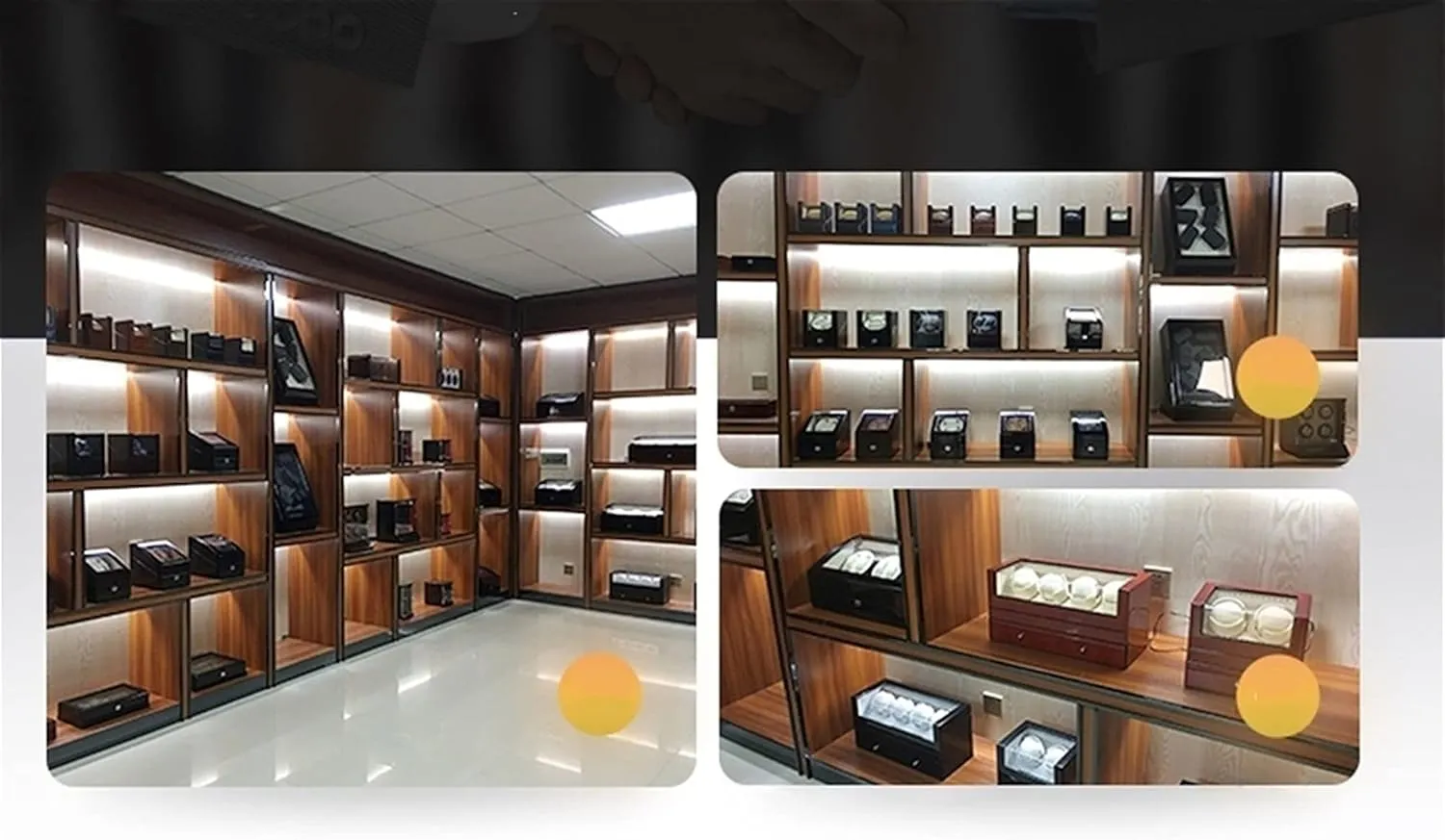 Box Winding Case Holder Display Box Wood Watch worship academic Winder Storage Organizer Display Casket Motor Shaker Holder Automatic Mechanical Watch Winder 