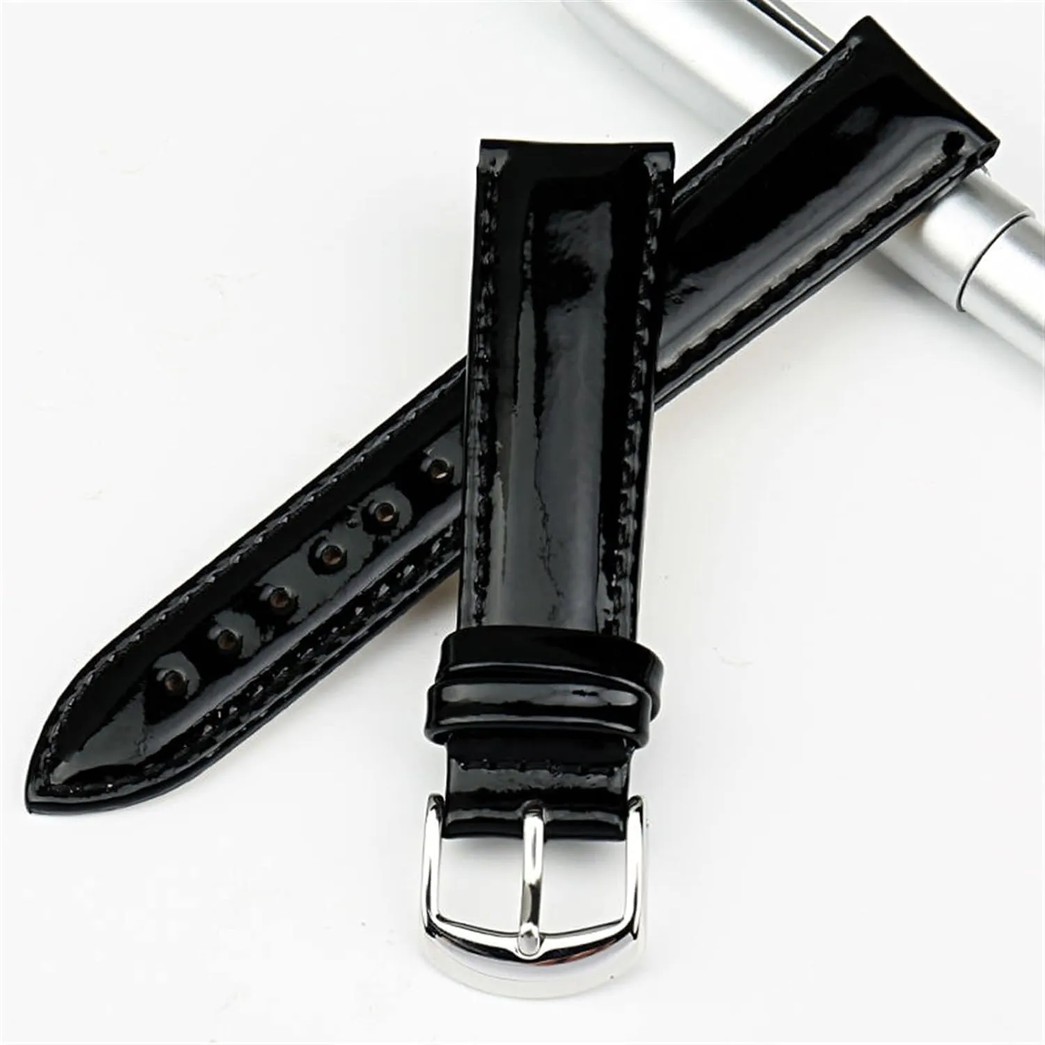 Bracelet Black embrace consider Patent Watch Accessories Strap Leather watchband 