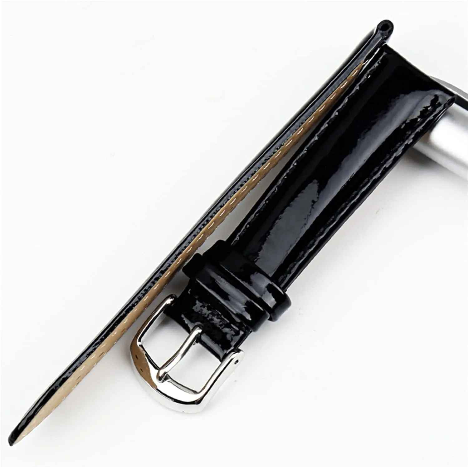Bracelet Black embrace consider Patent Watch Accessories Strap Leather watchband 