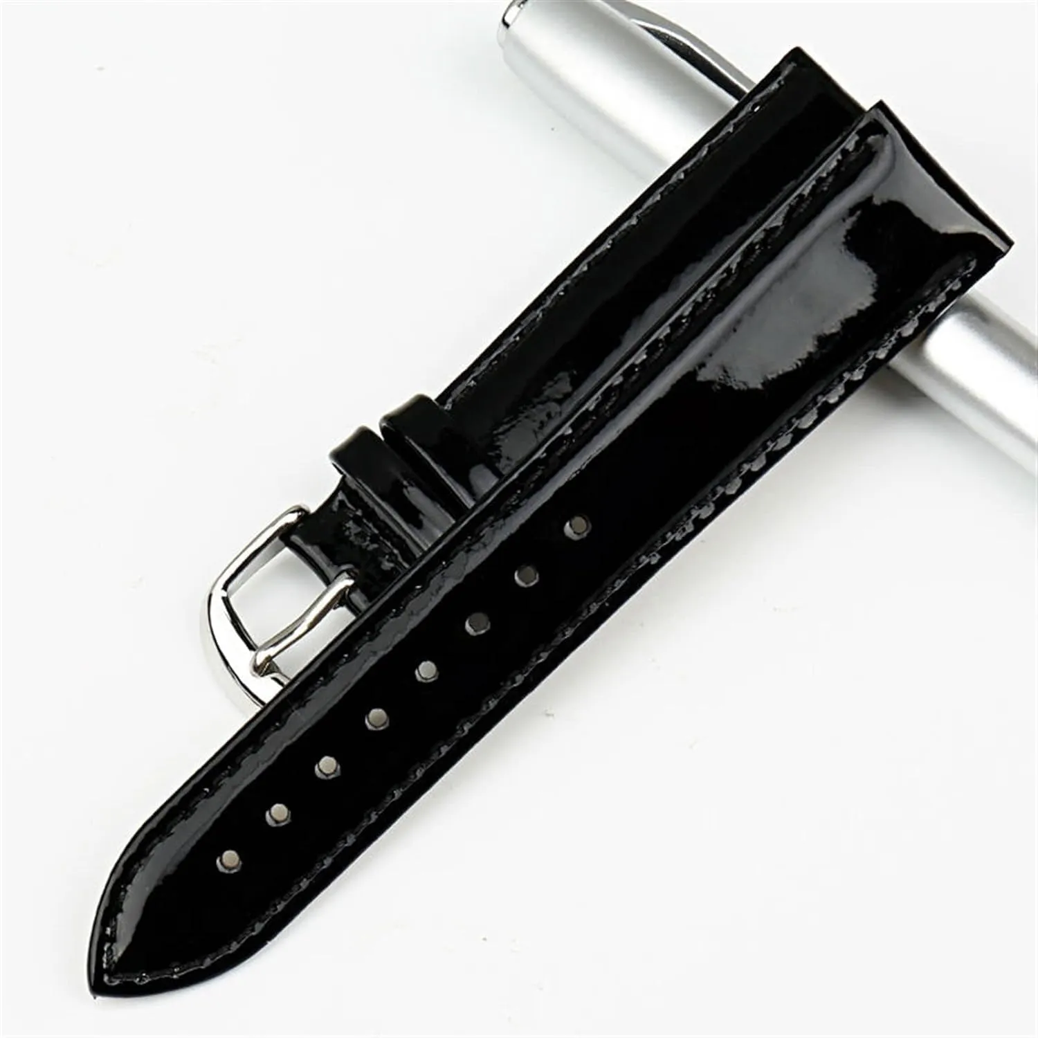 Bracelet Black embrace consider Patent Watch Accessories Strap Leather watchband 