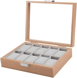 Bracelet Fitness Tracker Collections Smart Watch Display Case with Lid and Removable Storage Christmas Tree Decorations vulnerability Wooden Watch Storage Box Organizer Holder for Wristwatches Jewellery 