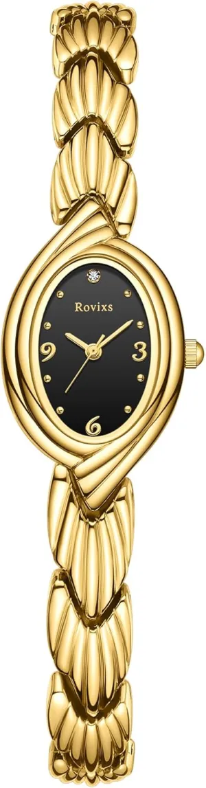 Bracelet Watches Vintage Easy Read Ladies Quartz Wrist Watches Adjustable Strap with Tool navigation Small 