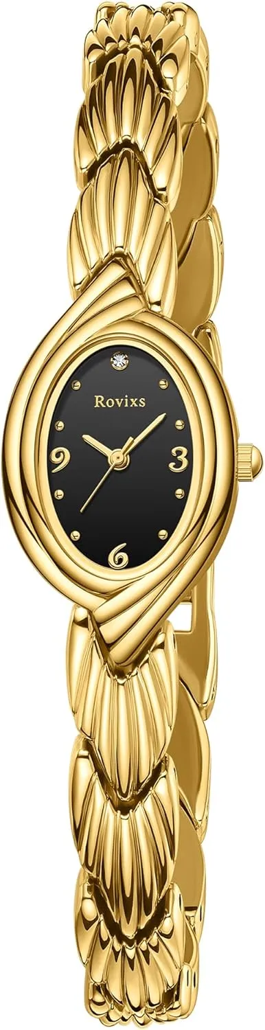 Bracelet Watches Vintage Easy Read Ladies Quartz Wrist Watches Adjustable Strap with Tool navigation Small 
