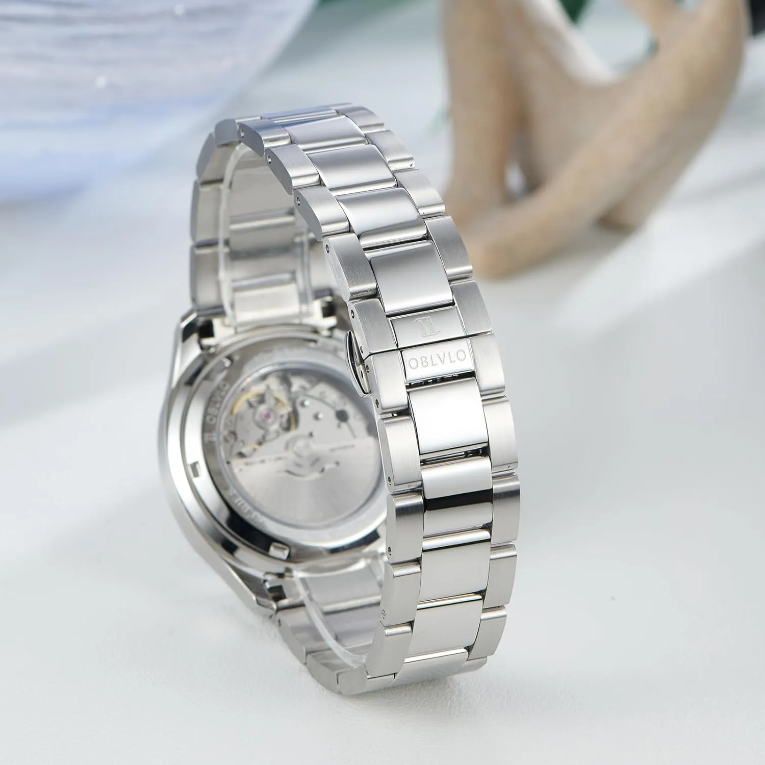 Brand Diamonds Bezel Square humanist Dial Moonphase Automatic Watch for Men Super Luminous Rose Gold Mechanical Wrist Watches FM-SL Top Luxury 