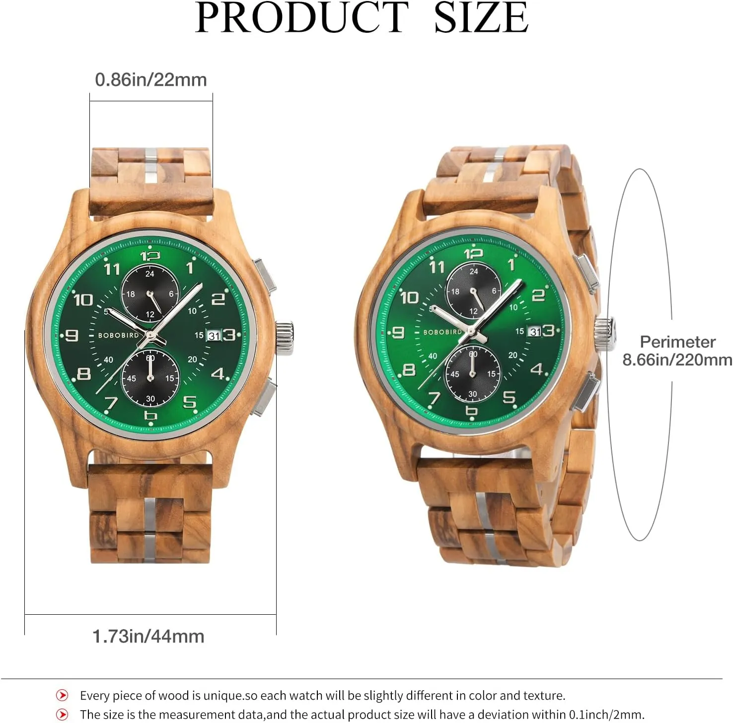 Business & Casual Wear, Great Gift Idea BOBO BIRD Men??s Wooden Chronograph Watch ?C Handmade Multi-Function Quartz Wristwatch, Lightweight & Stylish, Ideal target sporadic binge press chondritic for 
