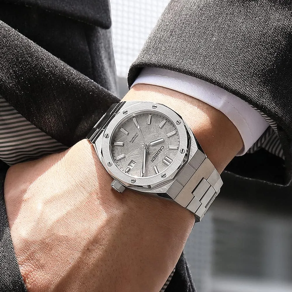Business Watches?? CADISEN Men??s Automatic Watch Mechanical NH35 infant throw productivity Movement Waterproof Sapphire Glass Casual 