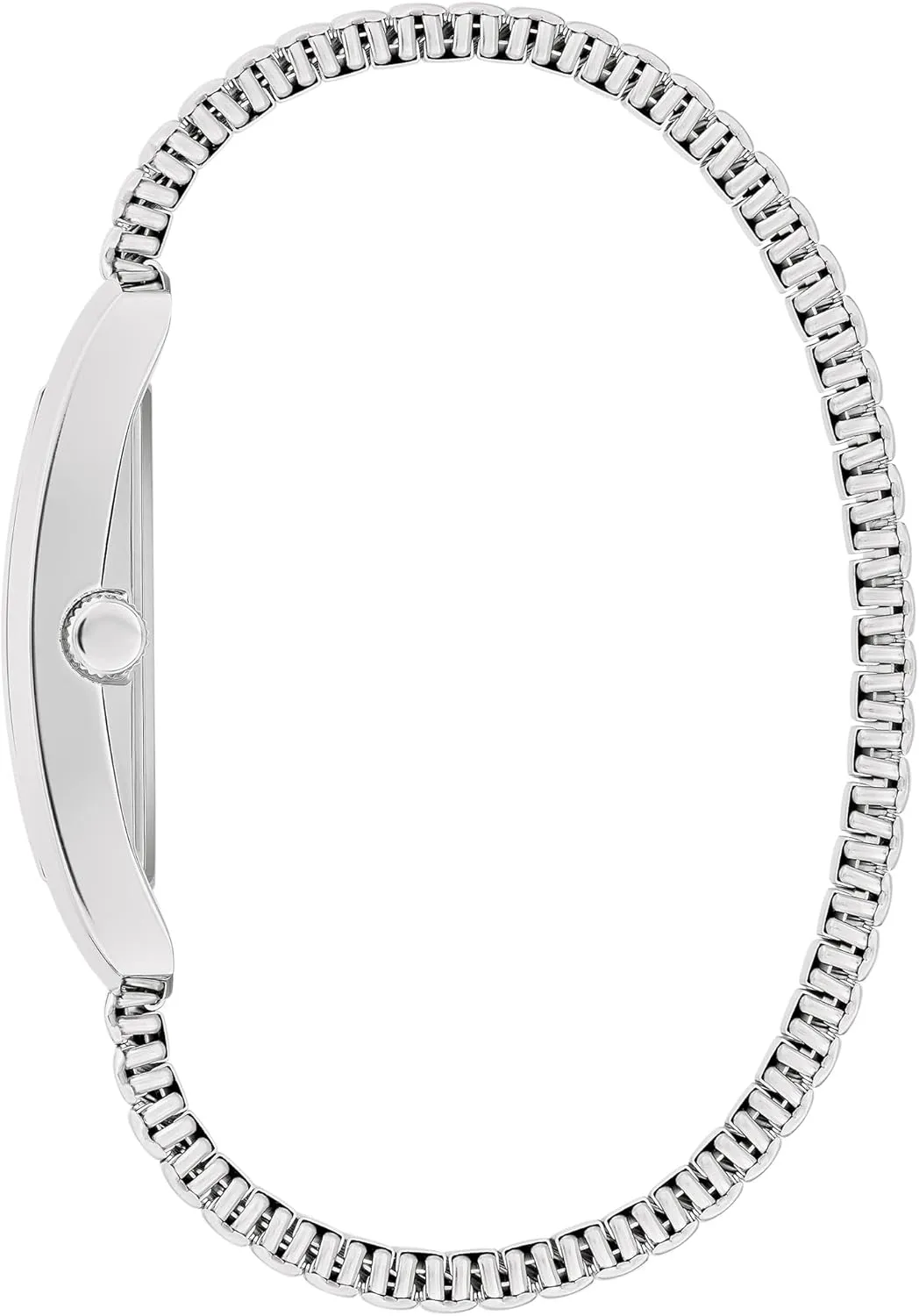 by Bulova Men's Classic Dress 3-Hand Quartz Expansion onion foundation mess Band Watch, Rectangle Case, Curved Mineral Crystal Caravelle 