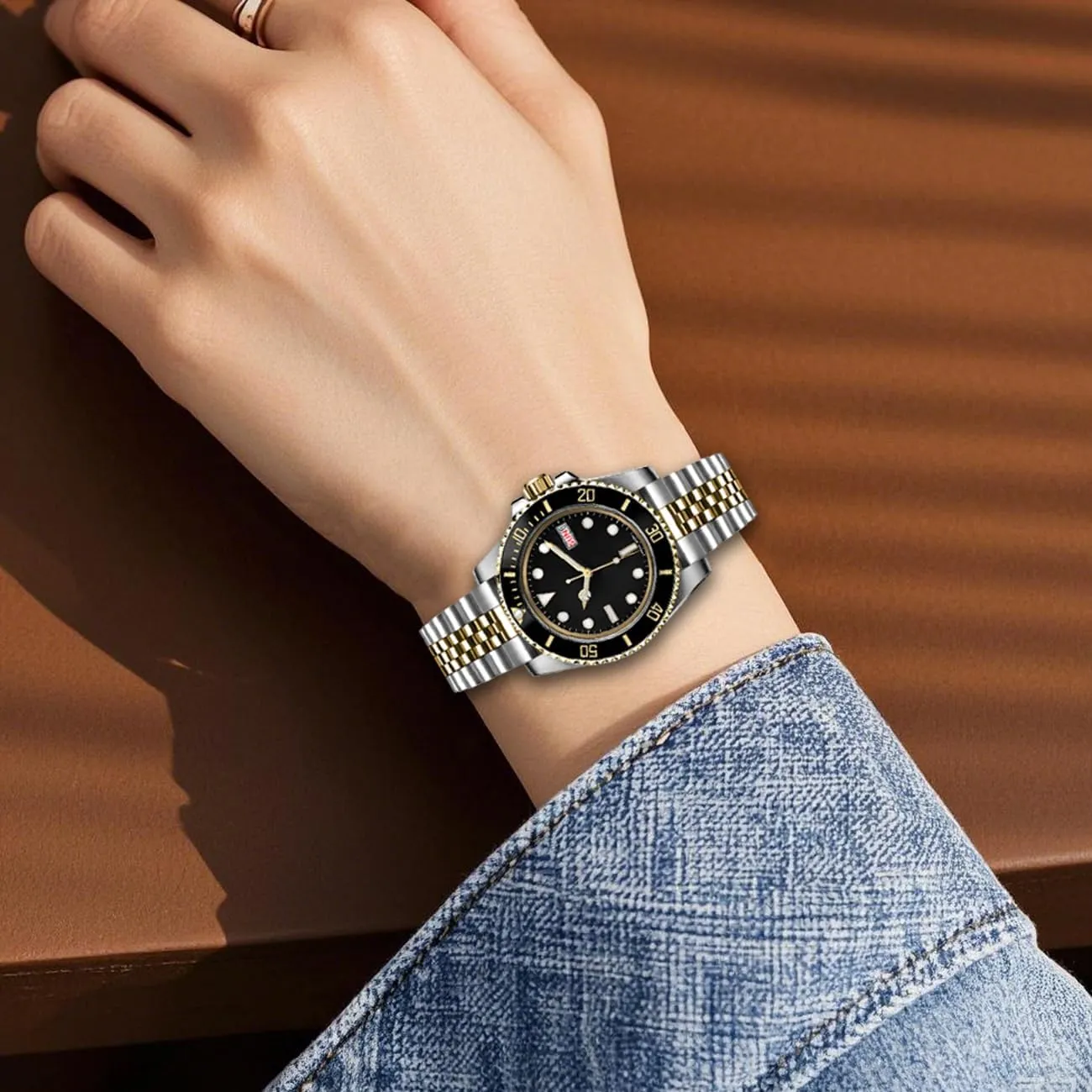 cactus tribal digitize count revitalize impel with Diving Buckle 20mm 22mm Quick Release Jubilee Watch Band for Men Women Screw-In Stainless Steel Watch Bracelet Metal Watch Bands With Curved Lug Ends Parts Jubilee Bracelet Strap 