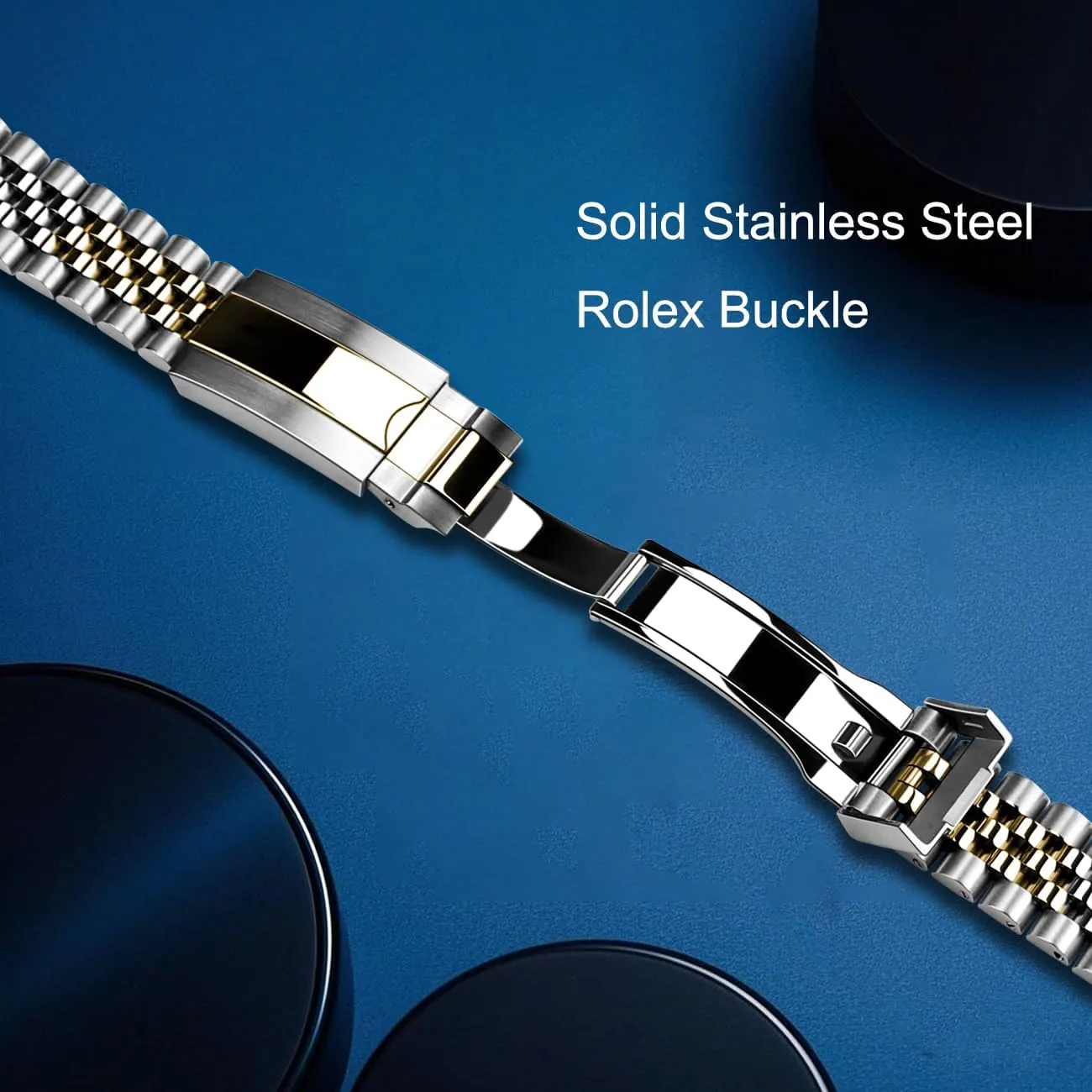 cactus tribal digitize count revitalize impel with Diving Buckle 20mm 22mm Quick Release Jubilee Watch Band for Men Women Screw-In Stainless Steel Watch Bracelet Metal Watch Bands With Curved Lug Ends Parts Jubilee Bracelet Strap 