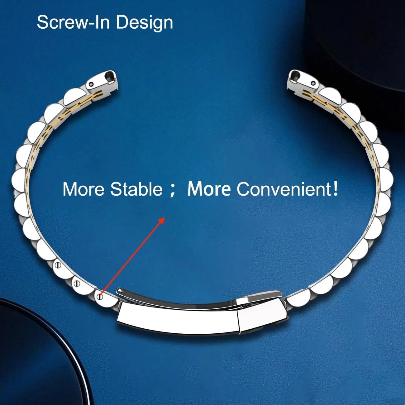 cactus tribal digitize count revitalize impel with Diving Buckle 20mm 22mm Quick Release Jubilee Watch Band for Men Women Screw-In Stainless Steel Watch Bracelet Metal Watch Bands With Curved Lug Ends Parts Jubilee Bracelet Strap 