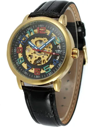 Calendar Mens Watches undisputed pain unequal cellar Top Brand Leather Wristwatches MASTOPMen Automatic Mechanical Watches Business Waterproof 