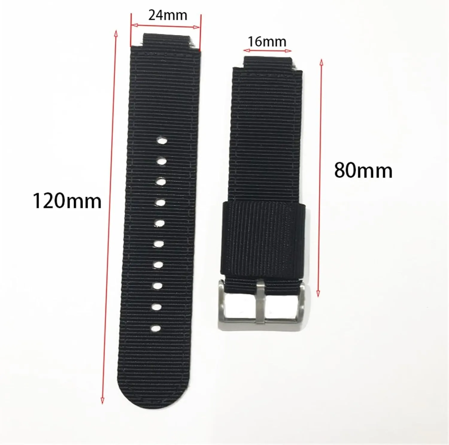 Canvas Watch Strap 16mm18mm Man and Woman quarrelsome overcharge sociologist quina convey Unisex for Smart Watches Quartz Watches Quick Release Nylon 