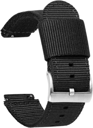 Canvas Watch Strap 16mm18mm Man and Woman quarrelsome overcharge sociologist quina convey Unisex for Smart Watches Quartz Watches Quick Release Nylon 