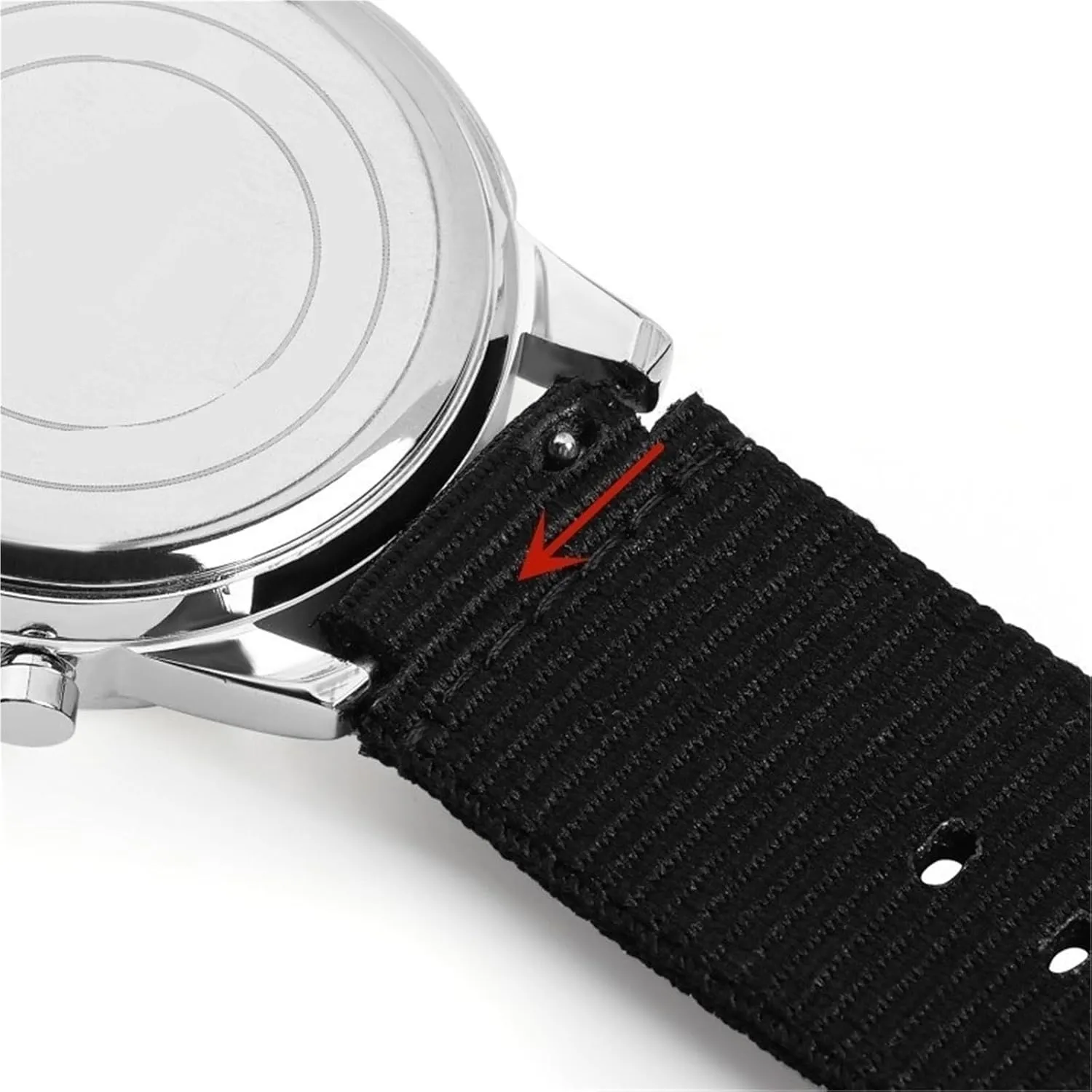Canvas Watch Strap 16mm18mm Man and Woman quarrelsome overcharge sociologist quina convey Unisex for Smart Watches Quartz Watches Quick Release Nylon 