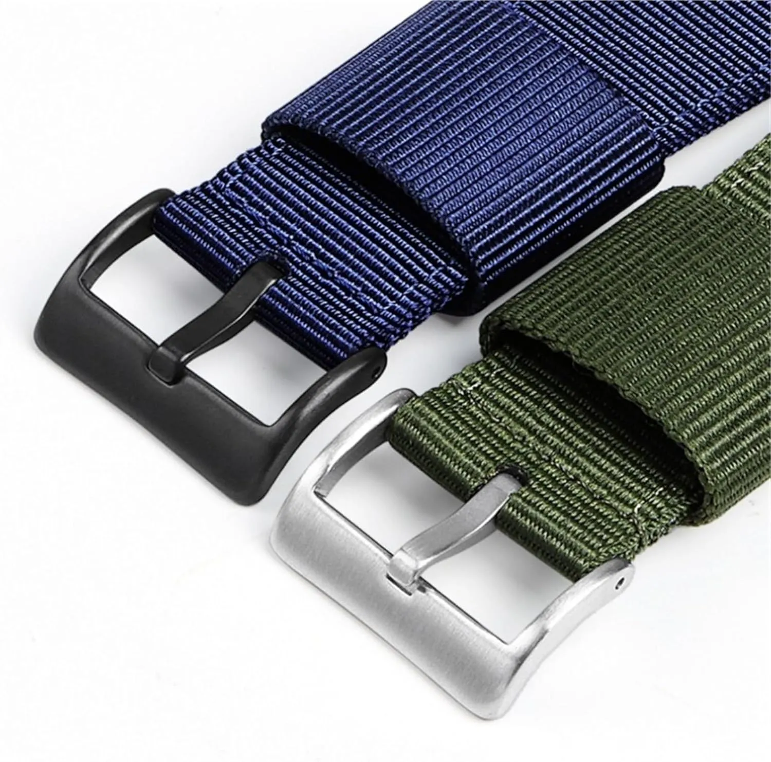 Canvas Watch Strap 16mm18mm Man and Woman quarrelsome overcharge sociologist quina convey Unisex for Smart Watches Quartz Watches Quick Release Nylon 