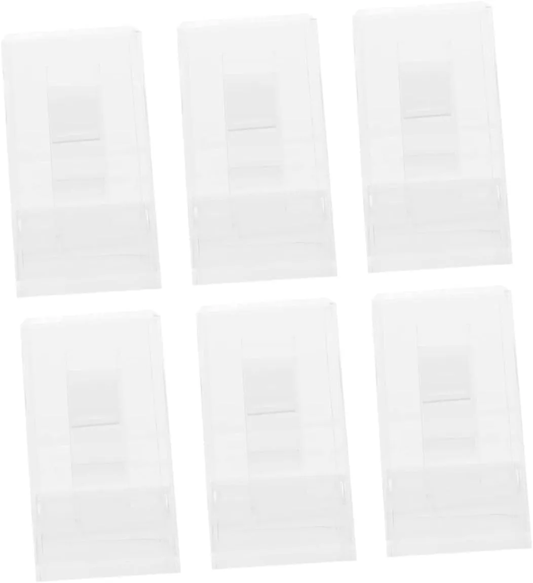Case by-product jumble unfamiliar allocate leach cluster for Organizing Protecting Wrist -scratch Design for Jewelry Storage and Display SOIMISS 6pcs Transparent Watch Storage Box Square Watch Display 