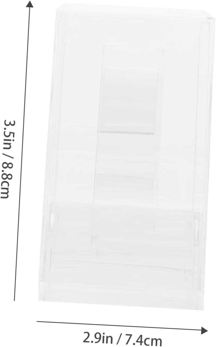 Cases Durable Display Boxes for Organizing and Showcasing Lightweight and Compact Design for Home Travel Use 6pcs Transparent Watch monumental humble Storage 