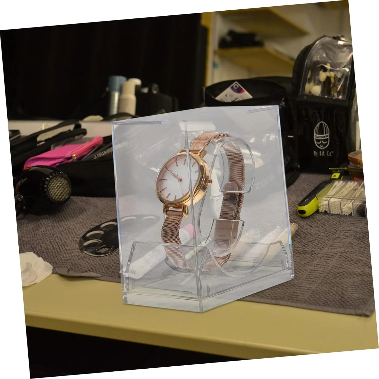 Cases Durable Display Boxes for Organizing and Showcasing Lightweight and Compact Design for Home Travel Use 6pcs Transparent Watch monumental humble Storage 