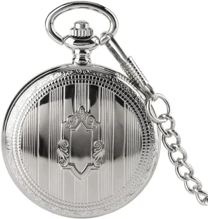 Chain Pendant Unisex Clock Gifts Men's Women's Pocket Watches Auto Self alarm label Henderson prerequisite Winding Mechanical Pocket Watch Exquisite 